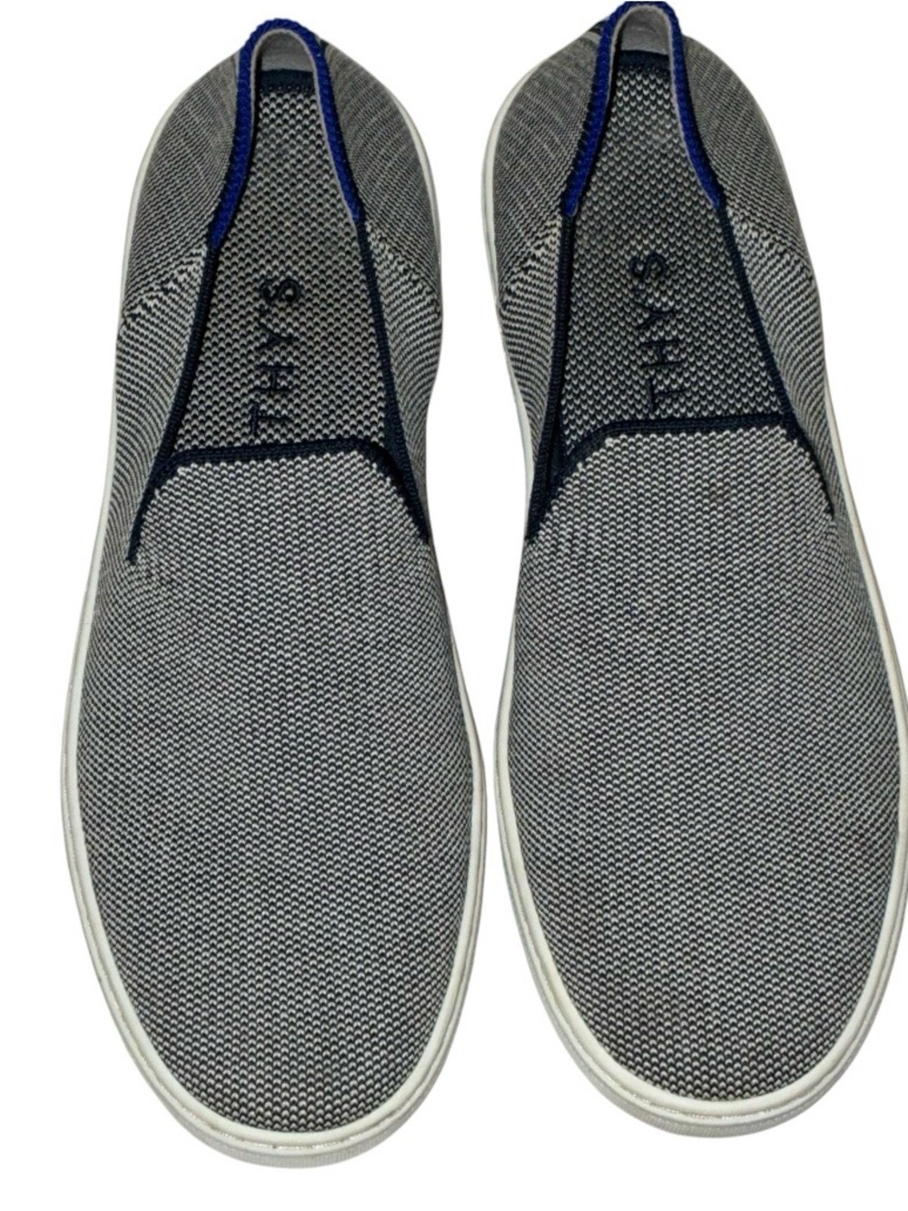 Rothy’s The Original Slip On Sneaker in Anchor Textile Women’s Sz 7.5